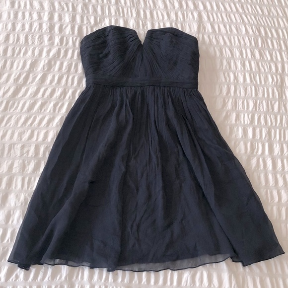 J. Crew Nadia Dress in Silk Chiffon - Picture 2 of 9